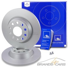 ATE 2x BREMSSCHEIBE VOLL Ø282 HINTEN FÜR SEAT LEON 1P TOLEDO 3 5P