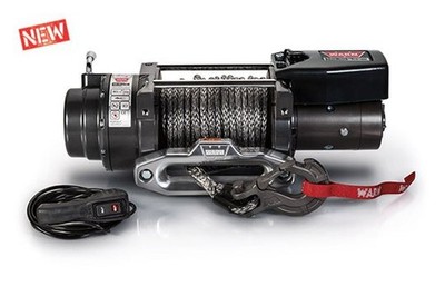 Warn 16.5TI-S 12V Winch 16500lb Synthetic Rope Heavy Duty Off-Road Recovery 4x4