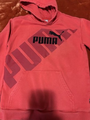 Youth Red Puma Pull Over Sweatshirt Size L  14-16