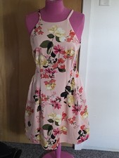 Vince Camuto Women's Floral Sleeveless Pink Size 14