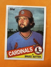 1985 Topps #370 Bruce Sutter. Set break Mint-Gem