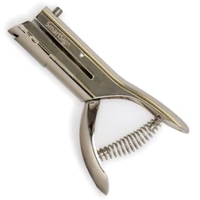 Single Hole Heavy Duty Hand Held Hole Punch - 1/8 inch 3 mm Hole Punch 2 inch...