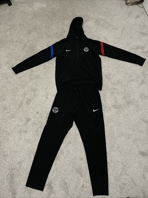 Paris Saint-Germain Men's Full Zip Hoodie Jacket Nike Tech,Pants Mens Size Large