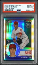 2018 Topps Chrome - 1983 Topps Refractor Shohei Ohtani #83T-6 (RC)