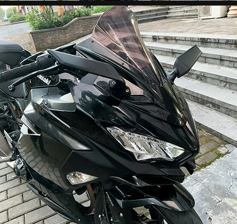 CNC Aerodynamics Winglet Wing Stealth Mirrors For Kawasaki NINJA ZX25R 2020-2022