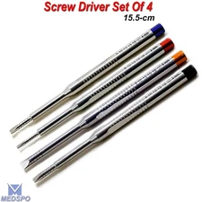 Set Of 4 Implant Bone Chisel Spreader Set Surgery Extracting Dental Instruments