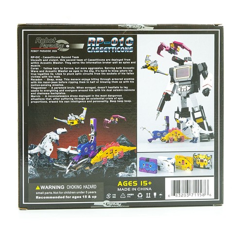 FansToys RP-01C RP01C Cassetticons Tapes Team Mini-Cassette FT Action Figure toy - Picture 14 of 14