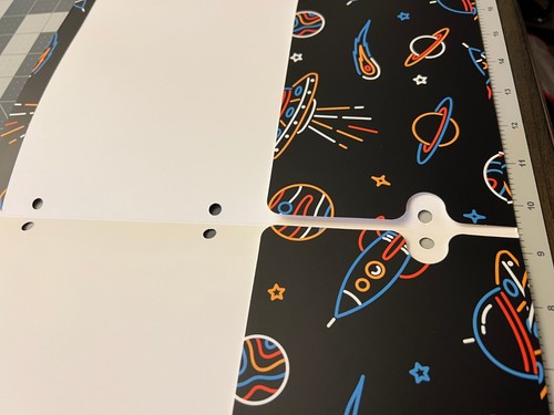 Lot of 6: Pen + Gear Paper Pocket School Folder UFO Space 9.375" W x 11.75" L - Picture 6 of 6