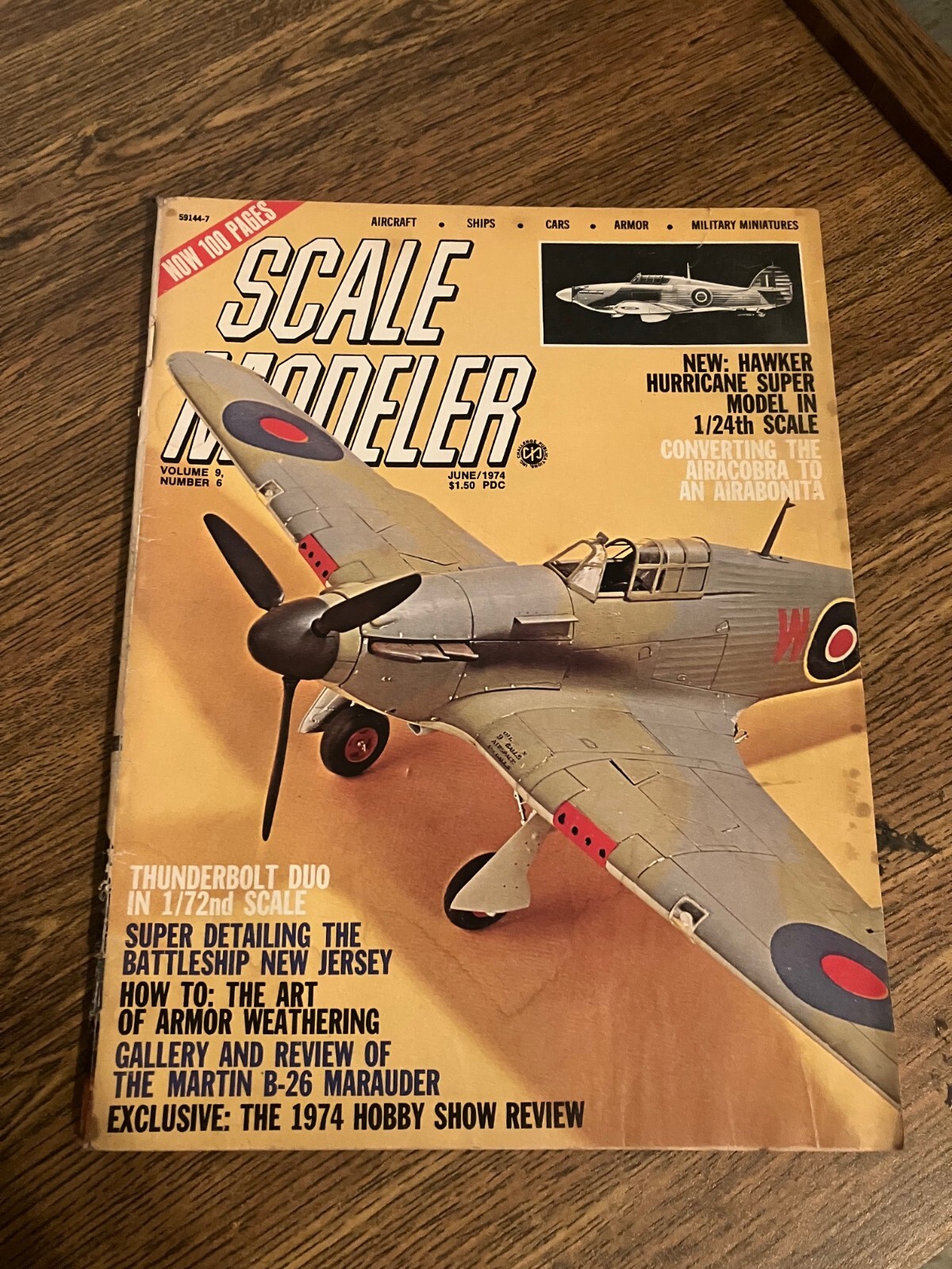 Vintage Back Issue of Scale Modeler Magazine - June 1974