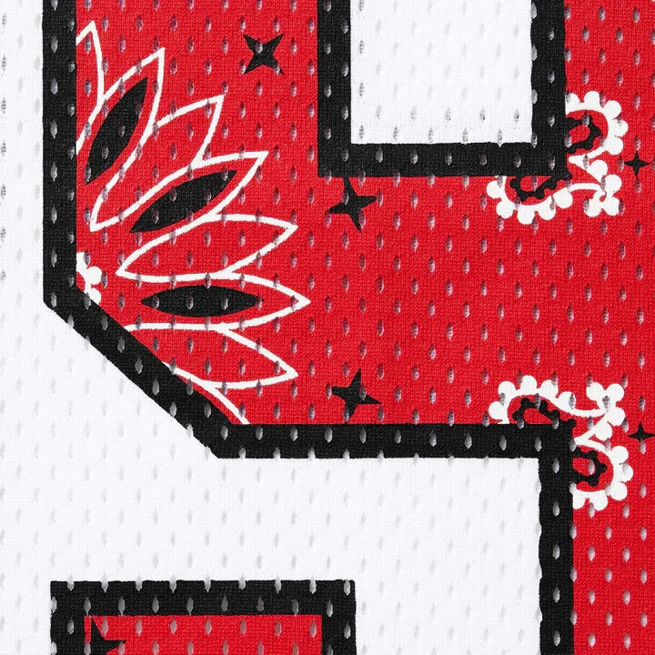 シャツ Supreme Bandana Football Jersey White Supreme Bandana Football Jersey (White) – The Liquor SB