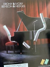 Benson & Hedges Cigarettes, Full Page Vintage Print Ad