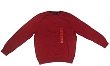 Nautica Men's Solid Crew Neck Classic Jersey Sweater Red