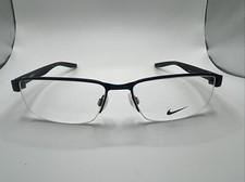 NIKE 8138 003 56/16 140 dark navy men  s half rim eye frames GG240