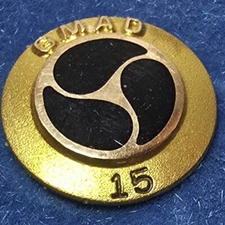 Vintage GMAD General Motors GM 15 Year 10k Gold Gold Filled Employee Service Pin