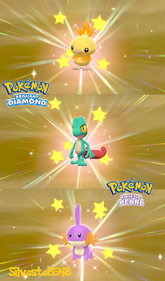 Starters Package (12x, 6IV, Shiny, Hidden Abilities) - Pokemon Brilliant  Diamond & Shining Pearl - Rawkhet Pokemon