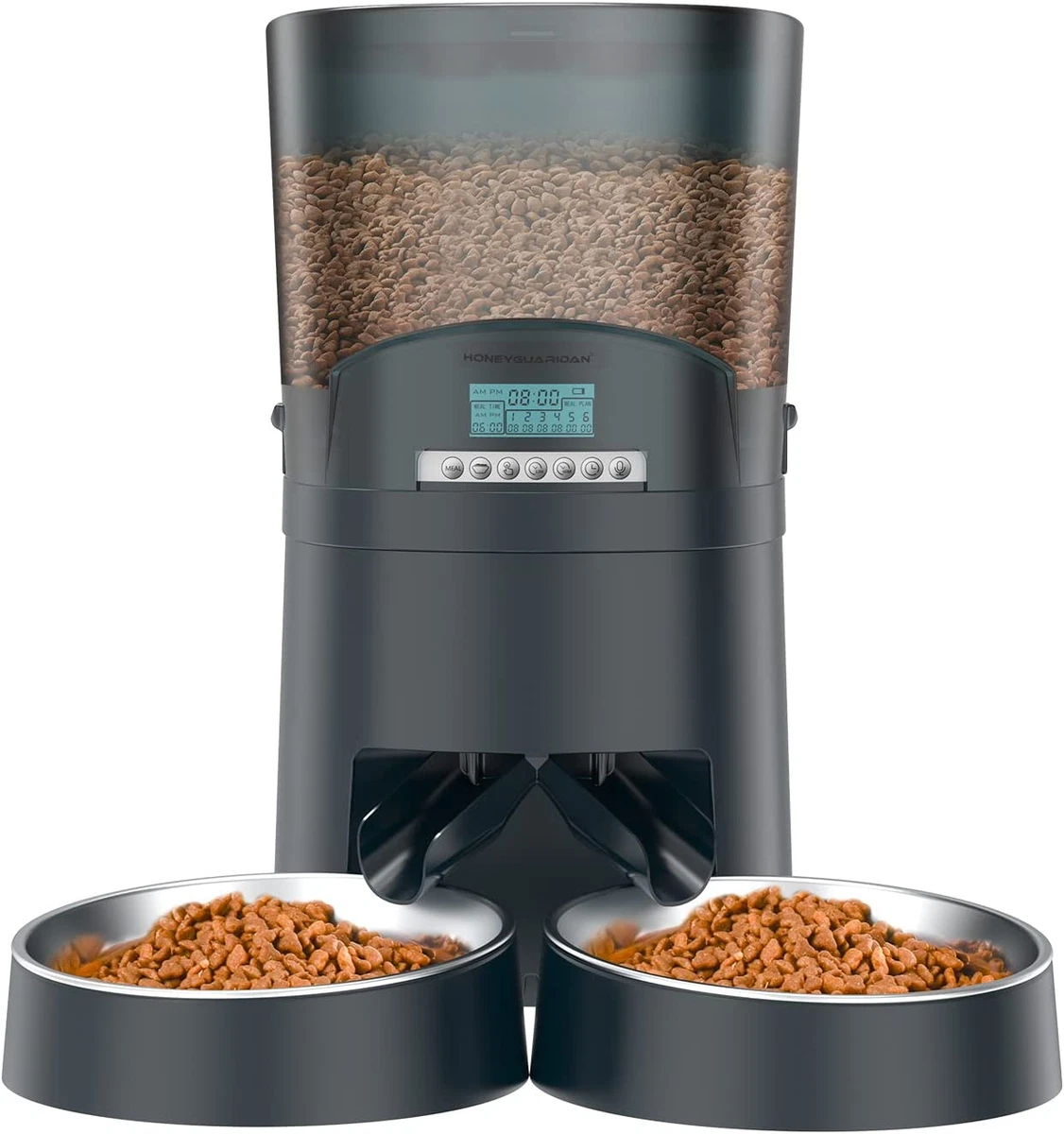 Cat feeder top for two cats