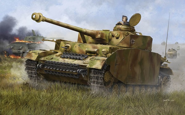 Trumpeter 00920 - 1:16 German Pzkpfw Iv Ausf.H Medium Tank - Neu-image
