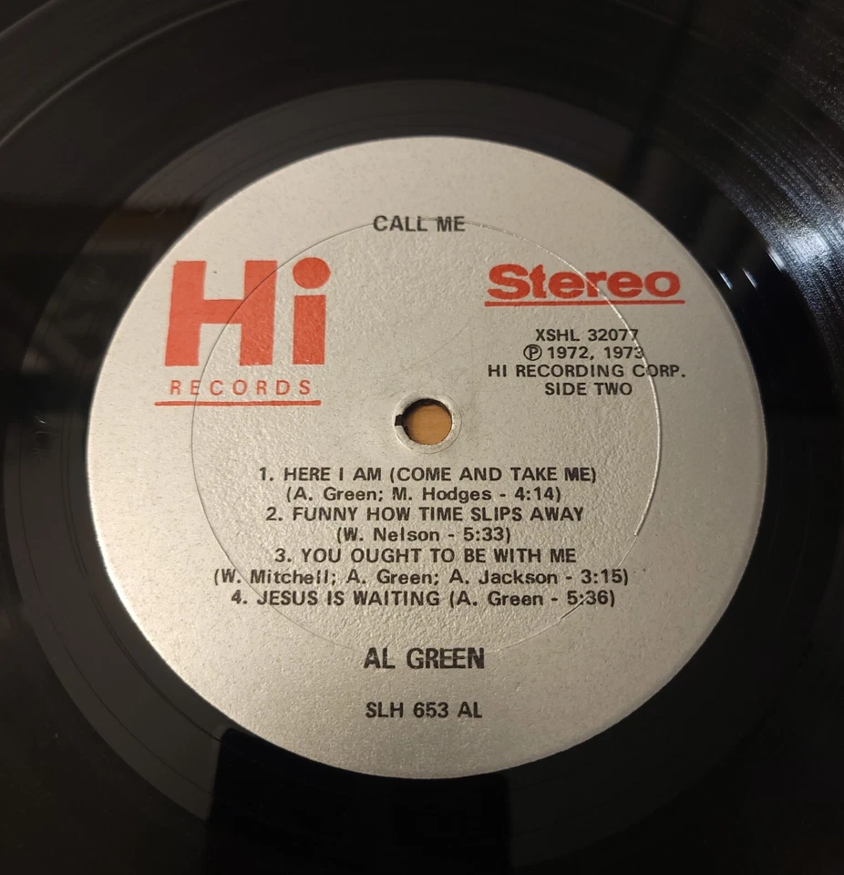 Al Green Call Me 1972 HI Records R&B Soul LP - Image 4 of 4