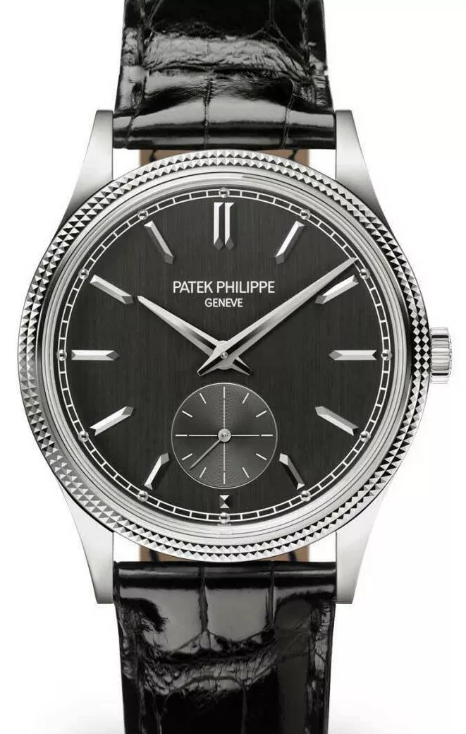 NEW Patek Philippe 6119 Calatrava 18k WG Gray Brushed Dial 39