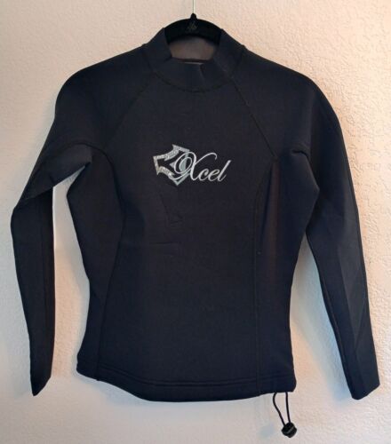 Xcel Hawaii Neoprene Wet Suit Top Only with drawstring Size 8, Black WN210628