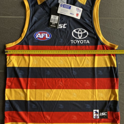 AFL Adelaide Crows Men’s Size 3XL Home Guernsey Jersey Top BNWT ISC Football - Picture 7 of 10