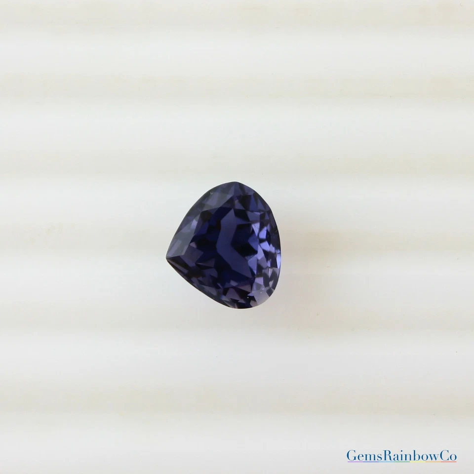 Natural Iolite Heart Shape Gemstone Blue Gemstone 10mm For Jewellery Making... - Image 4 of 4