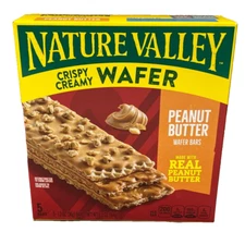Nature Valley Peanut Butter Crispy Creamy Wafer Bars 5 pack 6.5 oz