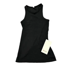 New Lululemon Size 2 Align Hip Length Racerback Tank BLK Black