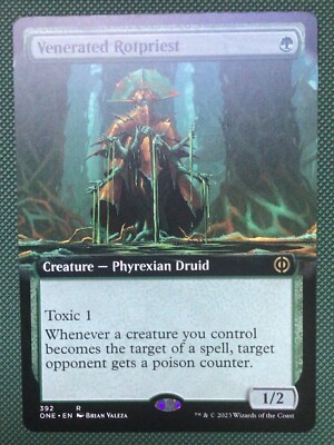 Venerated Rotpriest - Borderless - MtG - Phyrexia: All Will Be One - Eng - NM