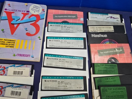 Old Vintage IBM MS-DOS Software 5.25 discs Various Titles - 1 - Picture 2 of 5