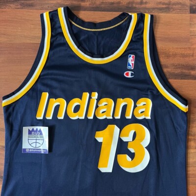 Vintage Mark Jackson #13 Indiana Pacers Champion NBA Jersey Sz 44