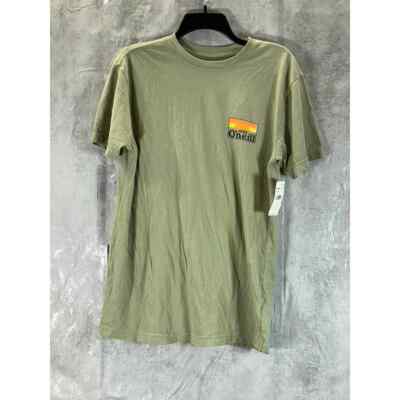 O'Neill Men's Green Sundown Regular-Fit Crewneck Short-Sleeve T-Shirt SZ L