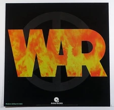 WAR "Peace Sign" PROMO POSTER FLAT for band's 1994 Album 1-Side 12x12 Orig RARE!