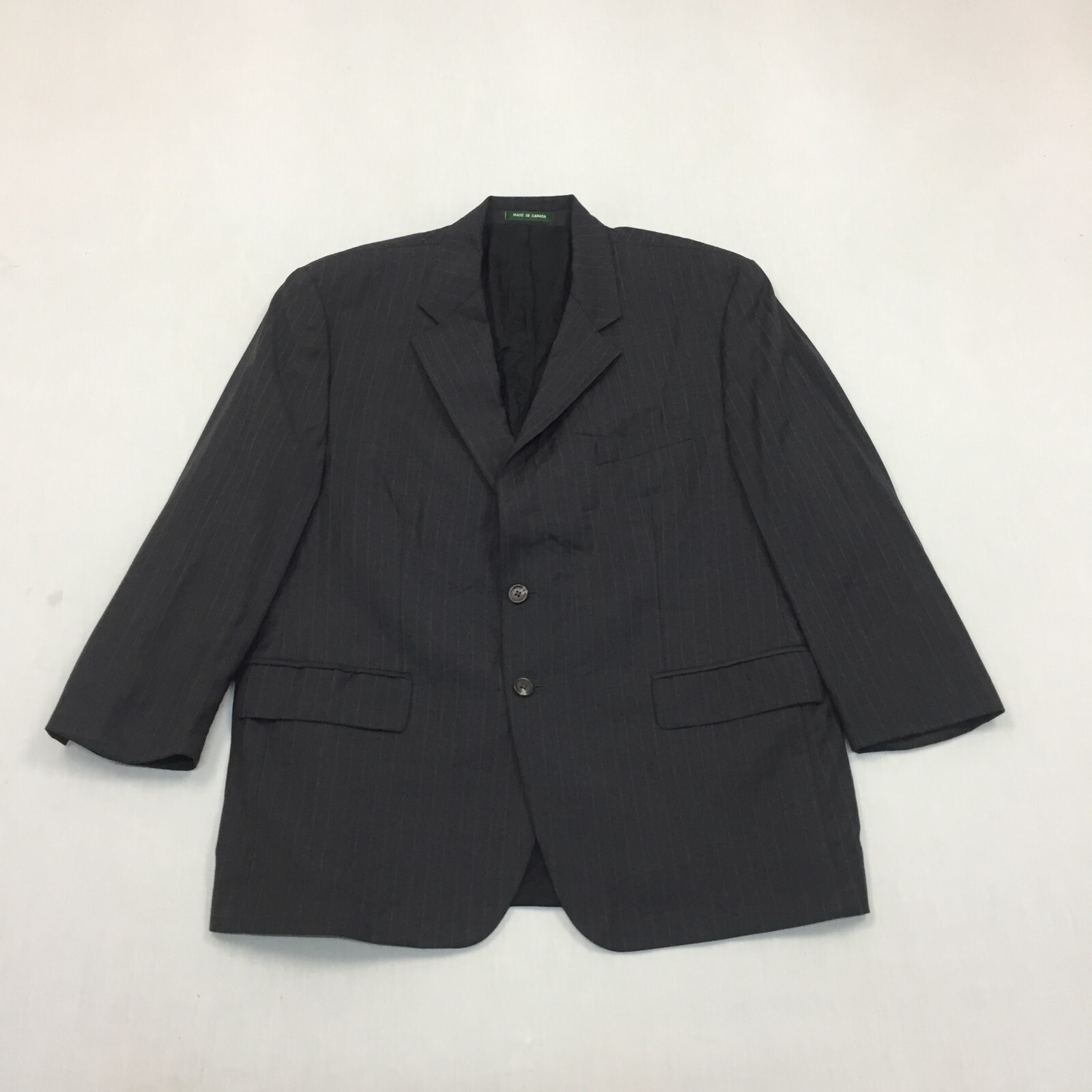 Chaqueta Blazer Lauren Ralph Lauren Para Hombre 44In Traje Chaqueta 2 Botones Lana Gris