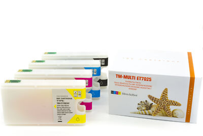 4 Tinte Patronen Alternativ zu Epson T702 WorkForce Pro WP-4015 WP-4020    