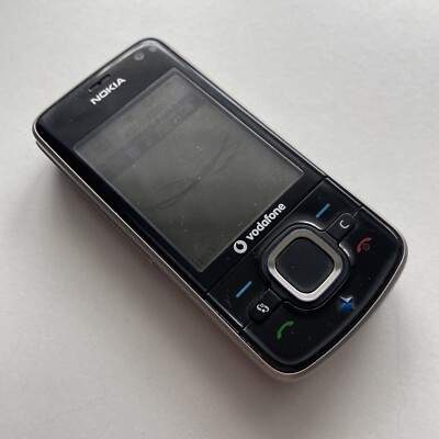 Nokia 6210 Navigator Slider Smartphone - Black. Vodafone.BOXED