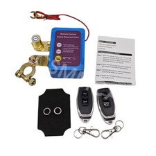 Car Battery Disconnect Relay Master Kill Cut-off Switch 12V Wireless Dual Remote