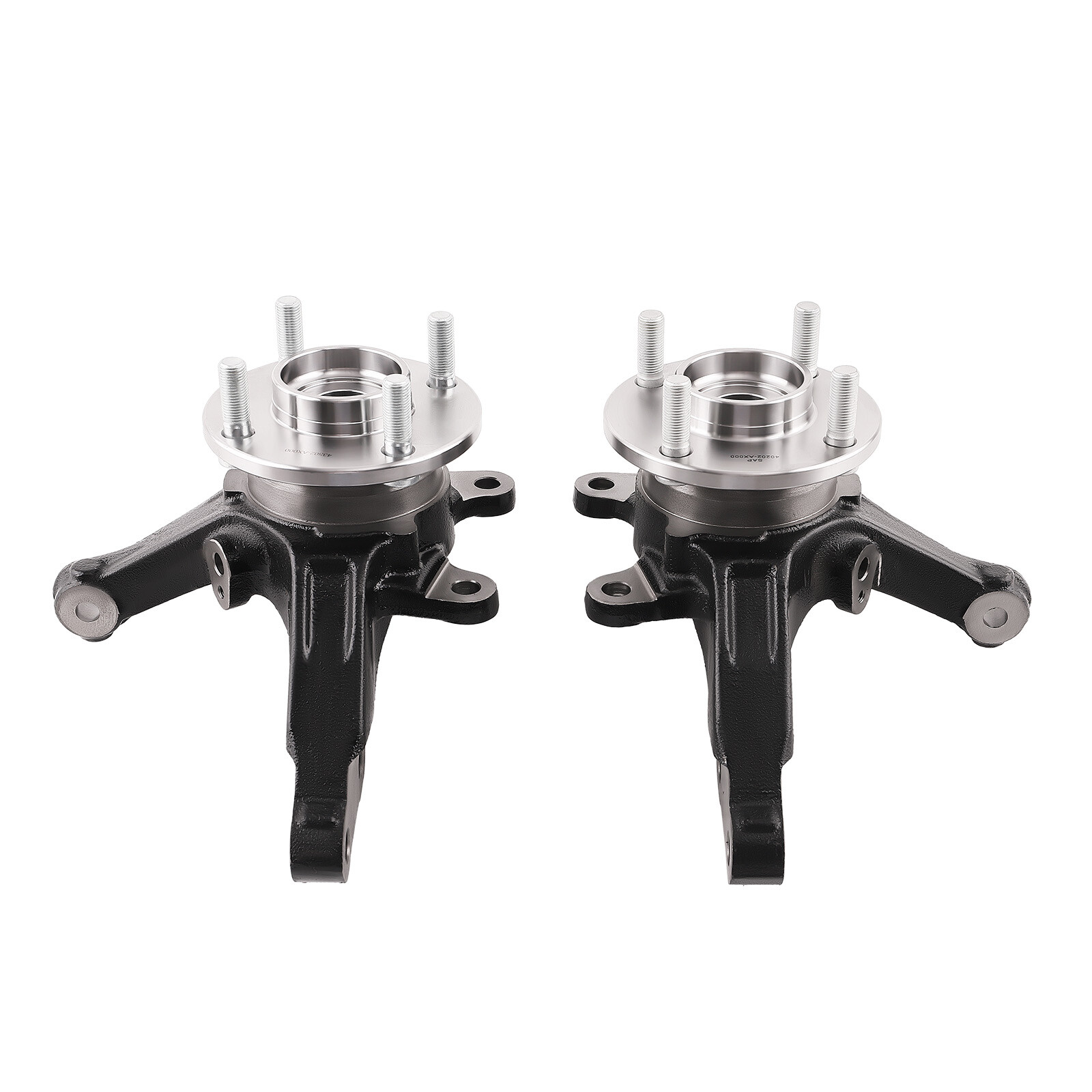 Pair Front LH RH Wheel Bearing Hub Knuckle Assembly For Nissan Versa 1.6L 13-19