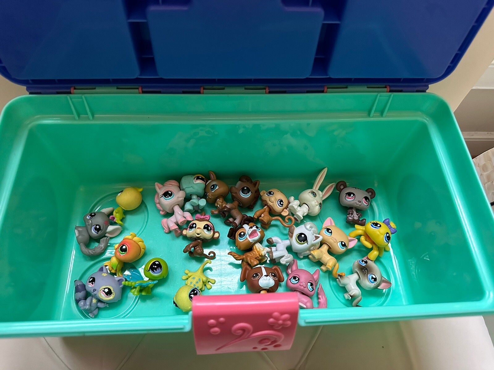 The Littlest Pet Shop Carrying Case & Pets eBay