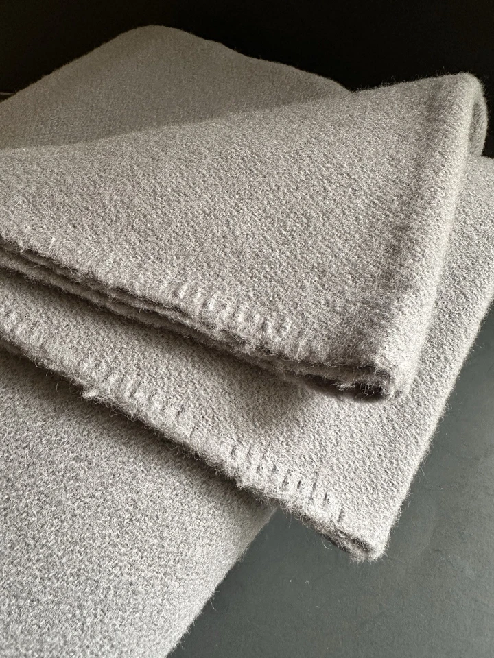 Pendleton Wool Blanket weight Fabric Remnant 2.5 Yds 62W X 94L Slate Gray - Image 3 of 4