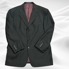 Men's Ted Baker Endurance Black Wool 3-Button 42S Ventless Blazer Jacket