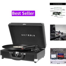 Journey - Bluetooth Suitcase Record Player - Black