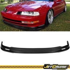 Fits 92-96 Honda Prelude Mugen Style Front Bumper Lip Spoiler Unpainted Black Pp
