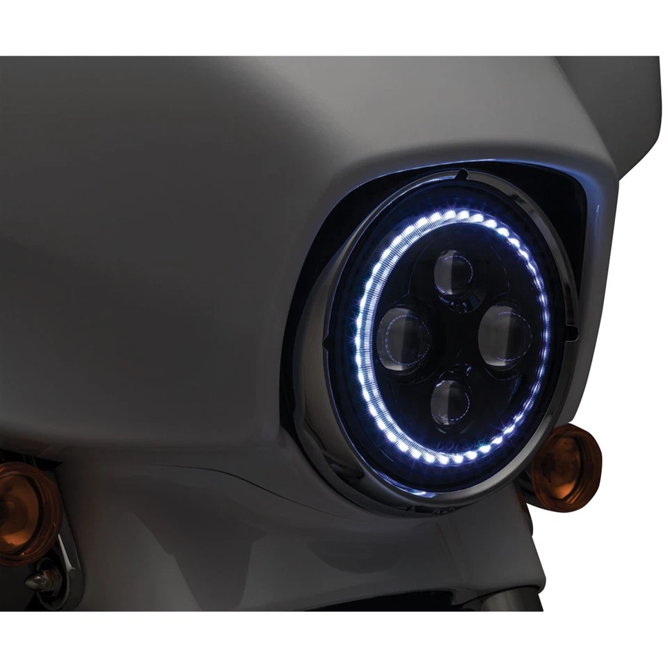 Faro Kuryakyn 7" con Halo 2460 Foto 3 de 4