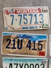 Lot of 10 US license plates from various states for one bid — photo 3