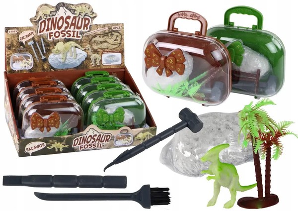5905884456781 Archeolog Wykopaliska Zestaw Dinozaury W Walizce Odkrywca Lean Toy-image