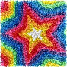 Puzamen Latch Hook Rug Kit 12" Adults