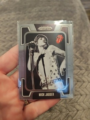 Mick Jagger Rolling Stones Silver Base 2025 Panini Trading Card #7