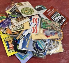 Lot of 69 UNUSED Vintage Travel / Souvenir Patches, Shirt, Hat, Jacket