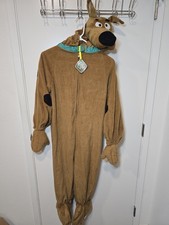 Rubies SCOOBY DOO Costume PLUSH JUMPSUIT Youth KIDS Medium HALLOWEEN Dress Up